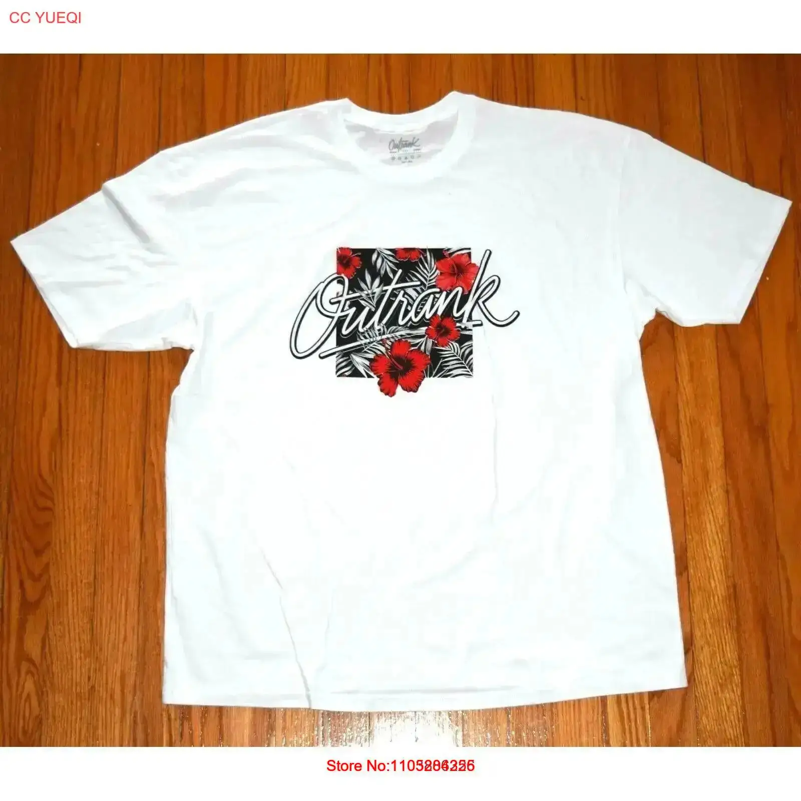 Streetwear Brand With White Flowers - OutRank Marka Miami Streetwear Erkek 2XL