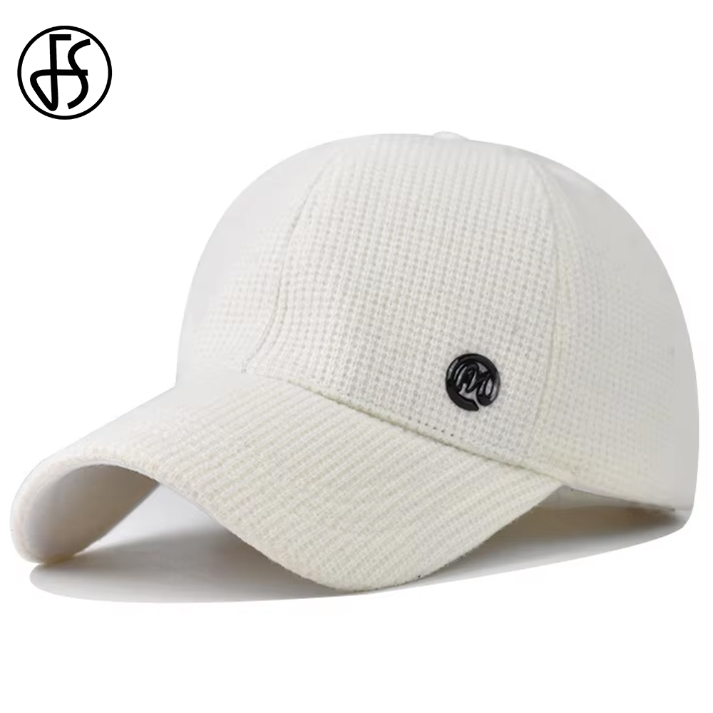 Cap Streetwear Brand - FS Marka Beyaz Çizgili Beyzbol Şapkaları