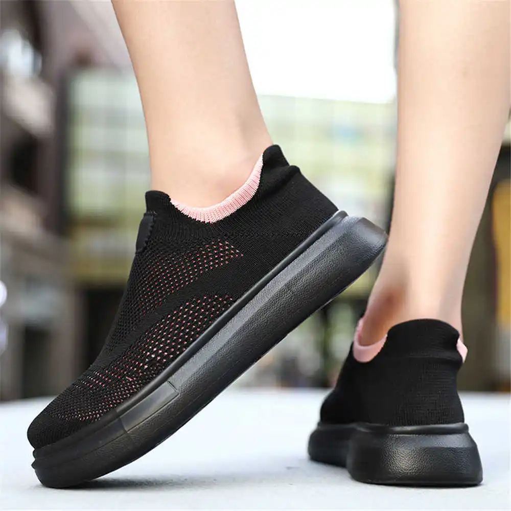 Streetwear Brand Uk - Platform çorap kahverengi ayakkabı kadın kaykay