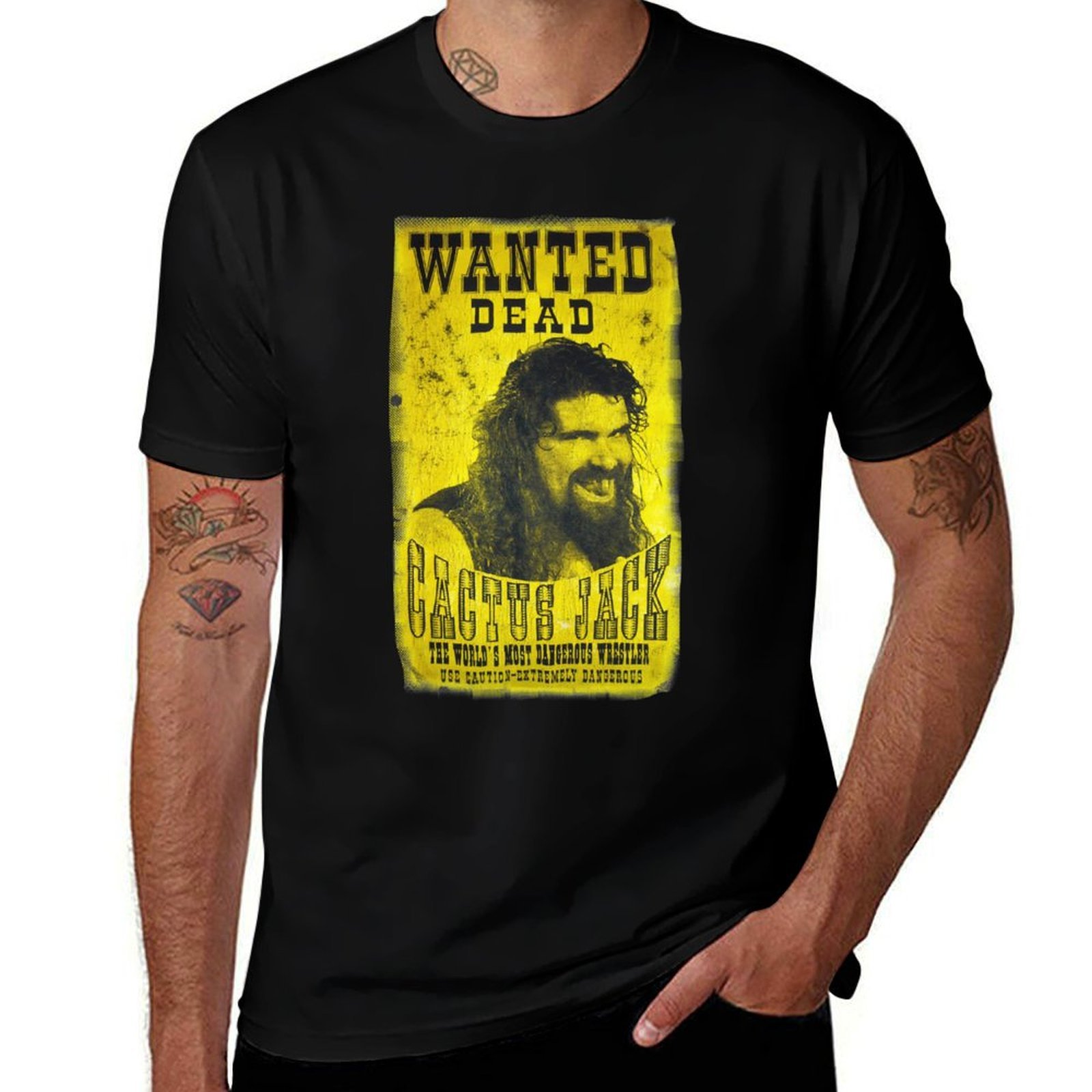 Cactus Jack Tee - Cactus Jack Poster Essential T-Shirt siyah
