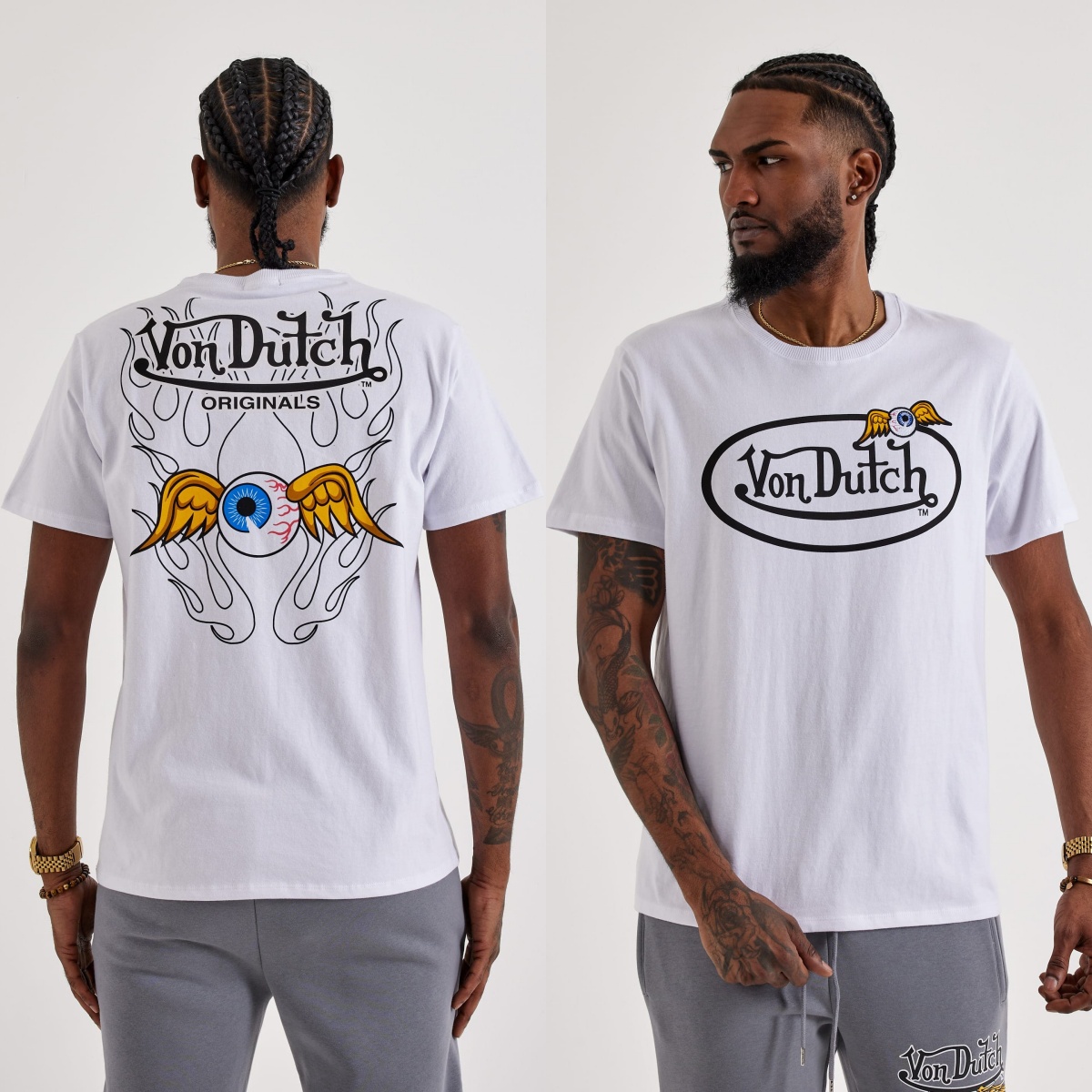 Streetwear Brand With Eye - Flying Eye Logolu Von Motosiklet Sokak