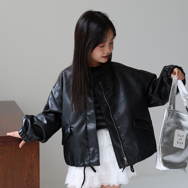Streetwear Brands Logo - 2-12Y Kızlar Tatlı Siyah Pembe Kaya