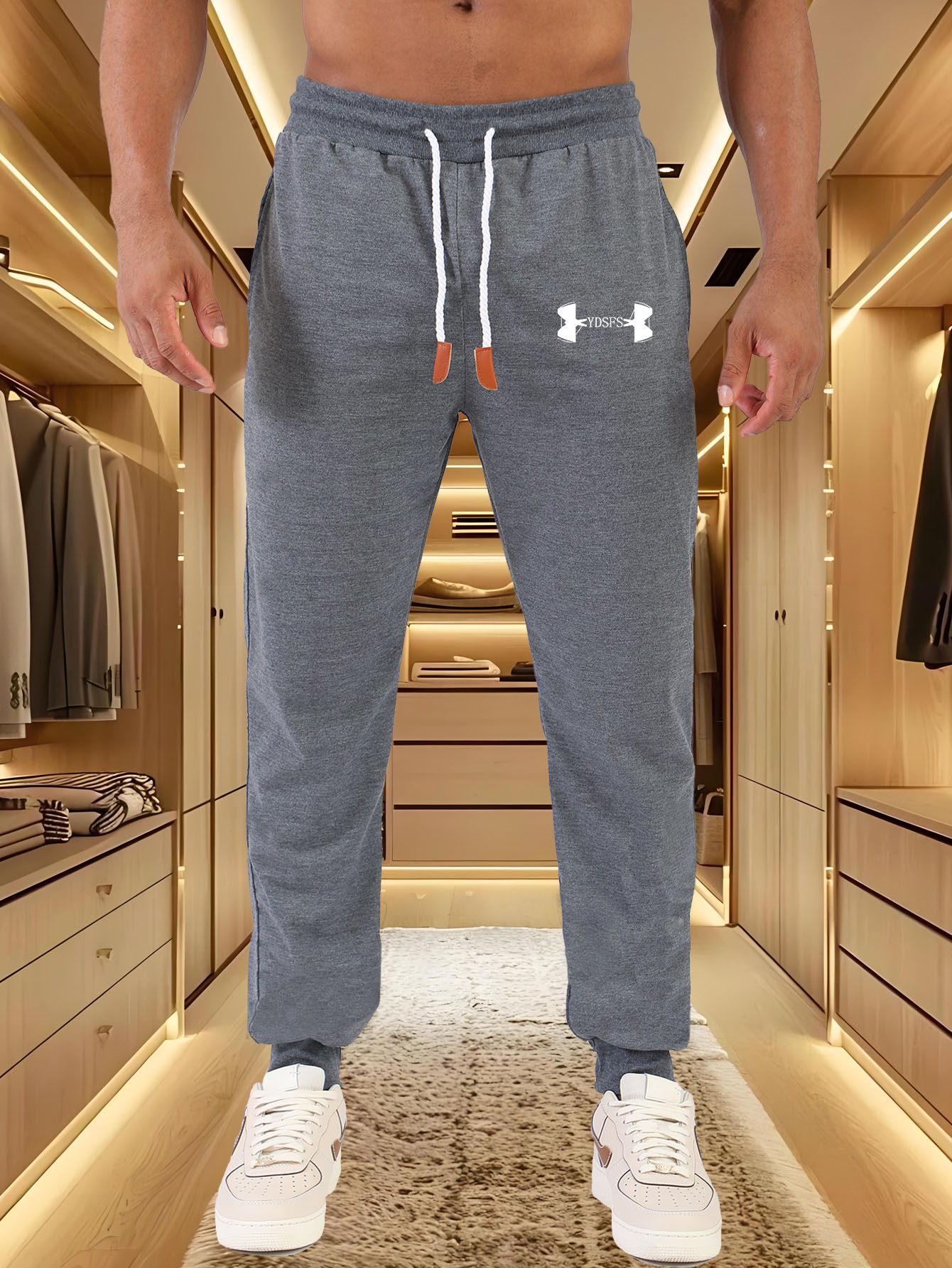 Erkekler Jogger Pantolon Spor  - Streetwear Brands Logo incelemesi ve fiyatı