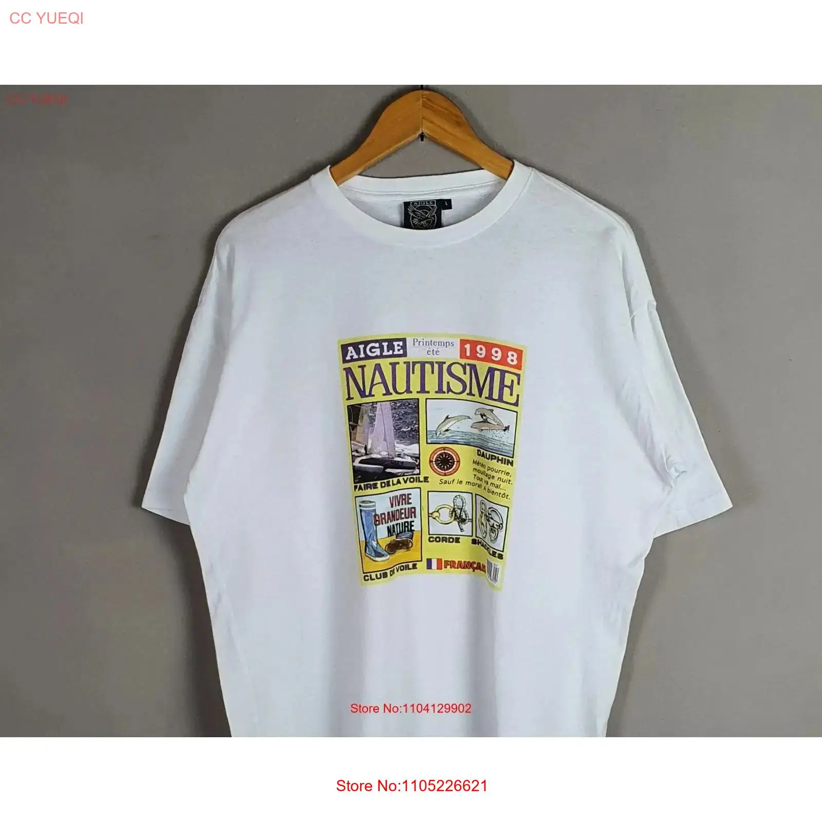 Vintage 1998 AIGLE Nautisme İl - French Streetwear Brand incelemesi ve fiyatı